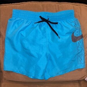 Nike Aqua Swim Trunks with Black Logo NWT